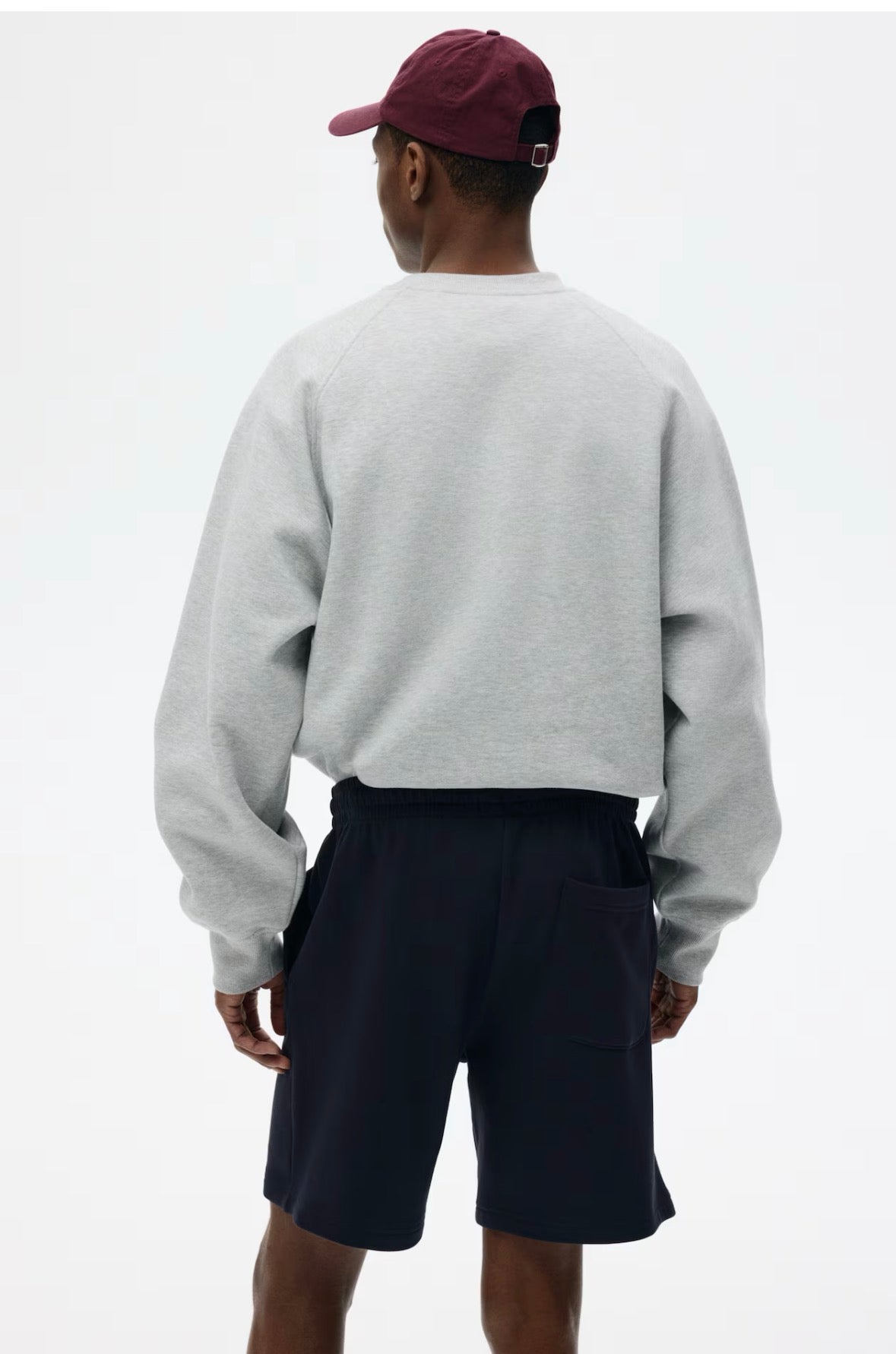 Regular fit Sweatshorts-navy blue-1331630003