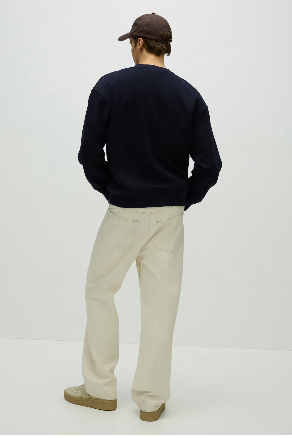 Loose fit Sweatshirt - Dark Blue-1308076003