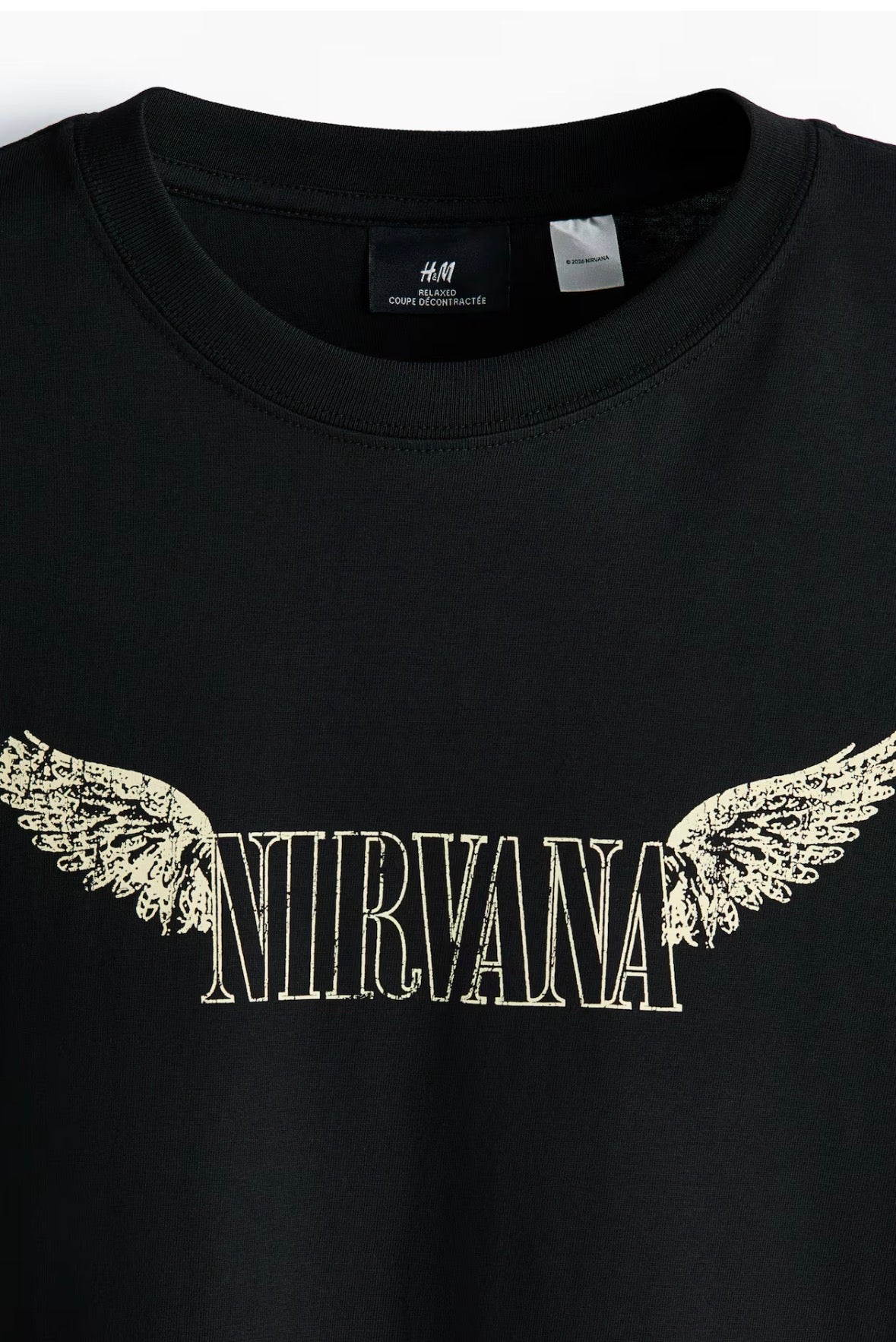 Loose fit Printed T-Shirts-black/nirvana-1323395003