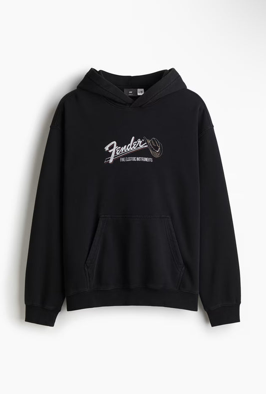 Loose fit Hoodies-Black Fender-1065654068