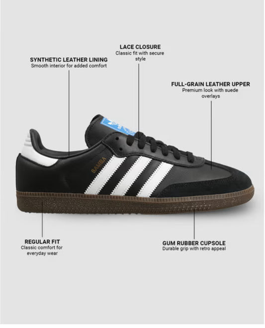 Samba OG Lace-Up Sneakers-B75807