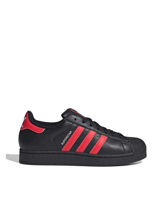 SUPERSTAR II SHOES -Core Black / Lucid Red / Cloud White -Jq3176