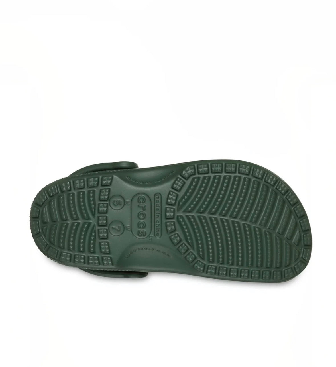 Clogs sandal Dark green-10001-3cm