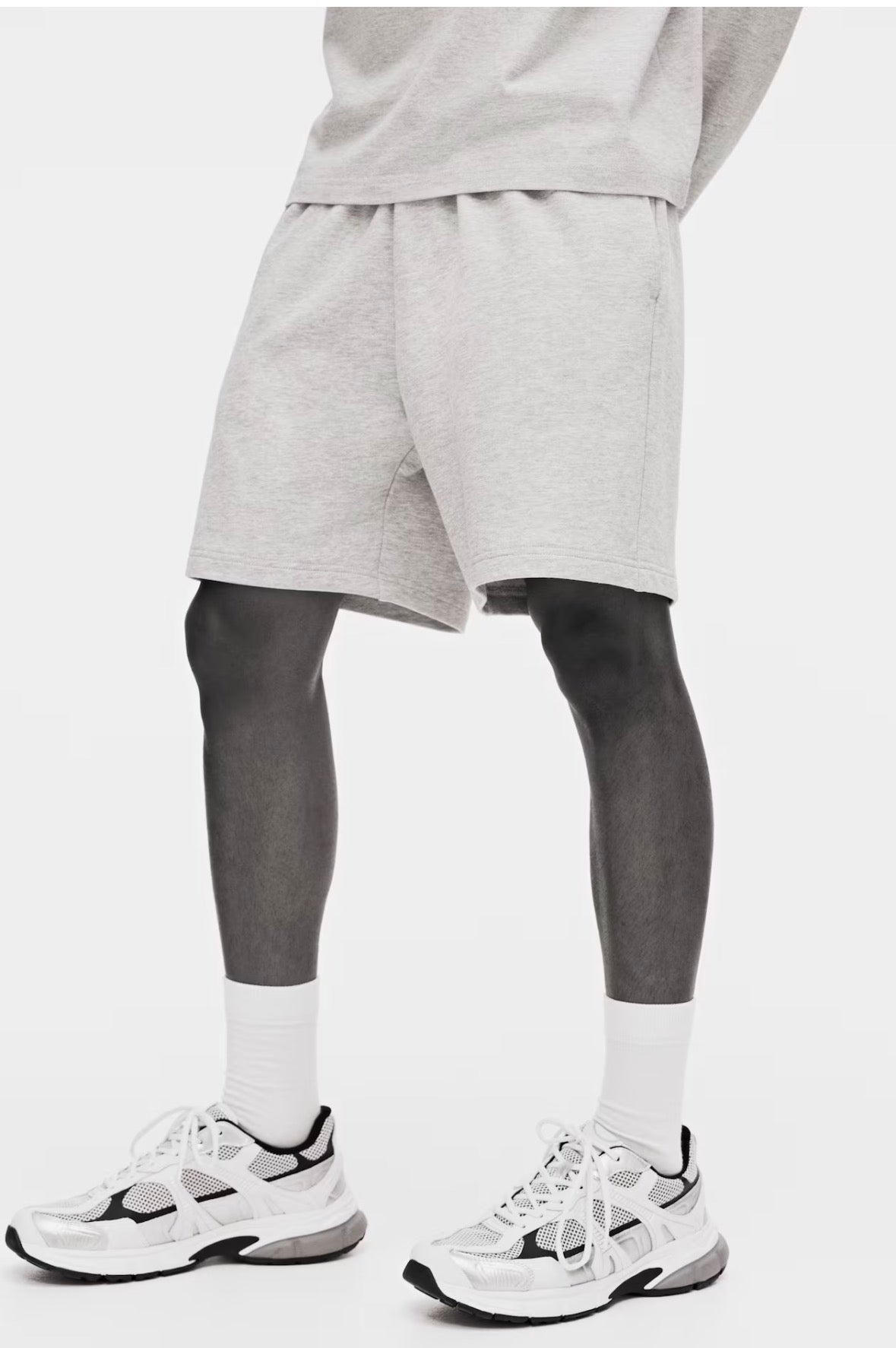 Regular fit-Sweatshorts-grey-1331630002