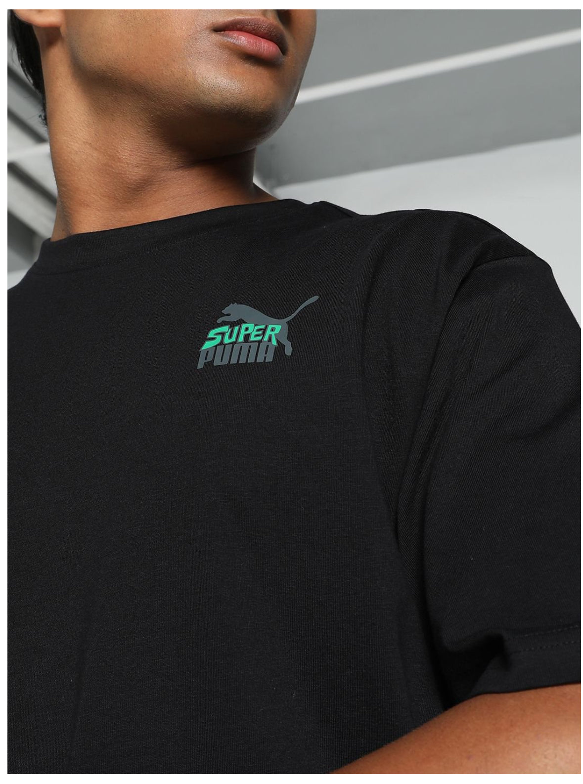 Puma Graphic Printed Pure Cotton Relaxed Fit T-Shirts-629238 01