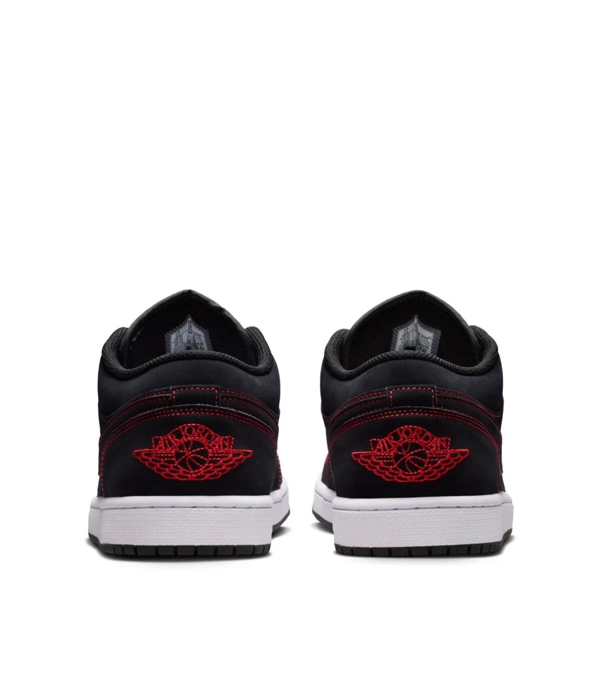 Air Jordan 1 Low Black/White/University Red -553560-076