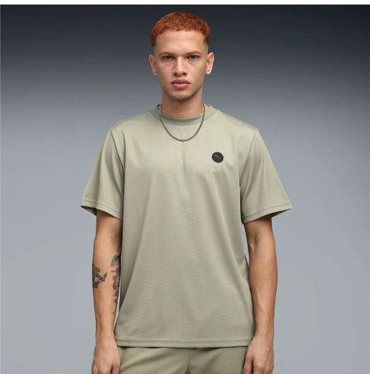 Puma Elevated ESS crew Neck Tee-Ice Cofee-63415355