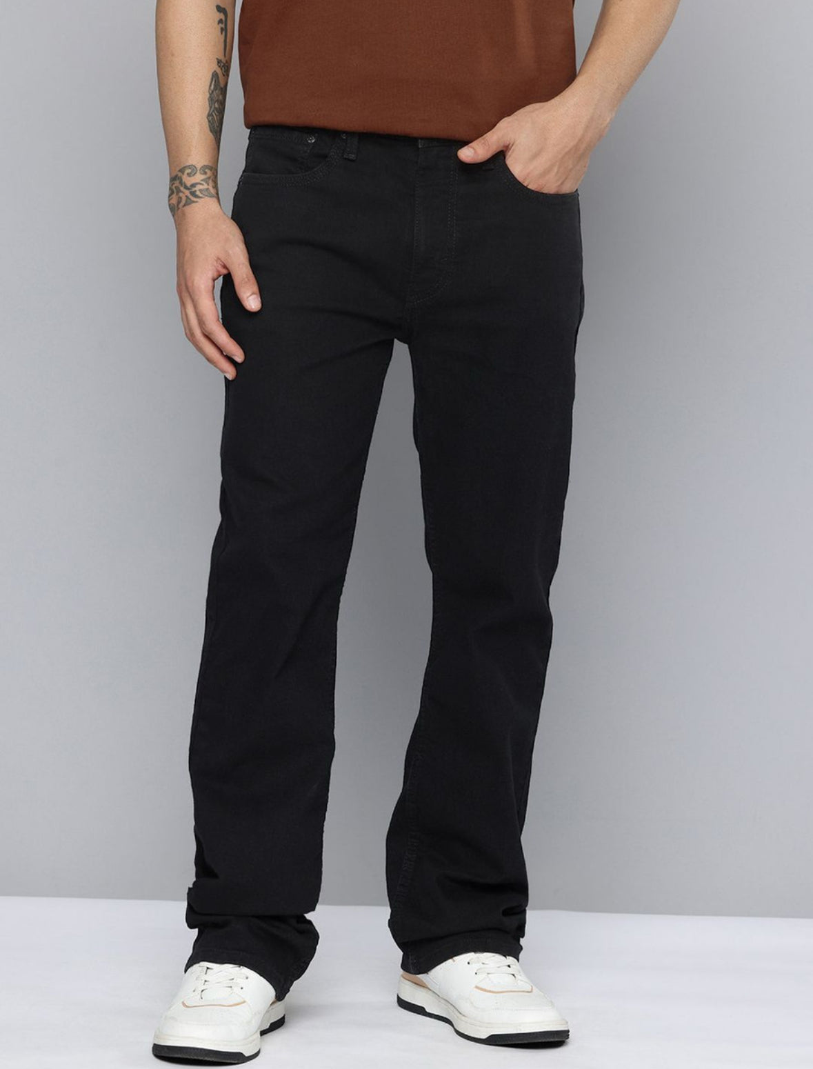 Levi’s 527 Boot-Leg Men Black Jean-0064w-0016