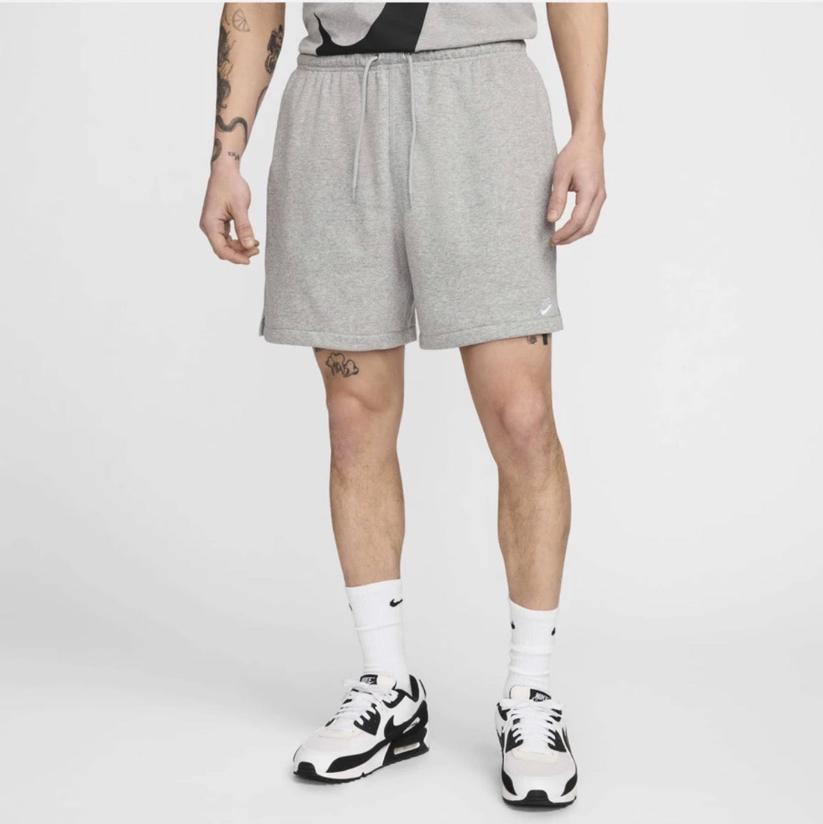 Nike Solid grey sport shorts-Fn3521-063