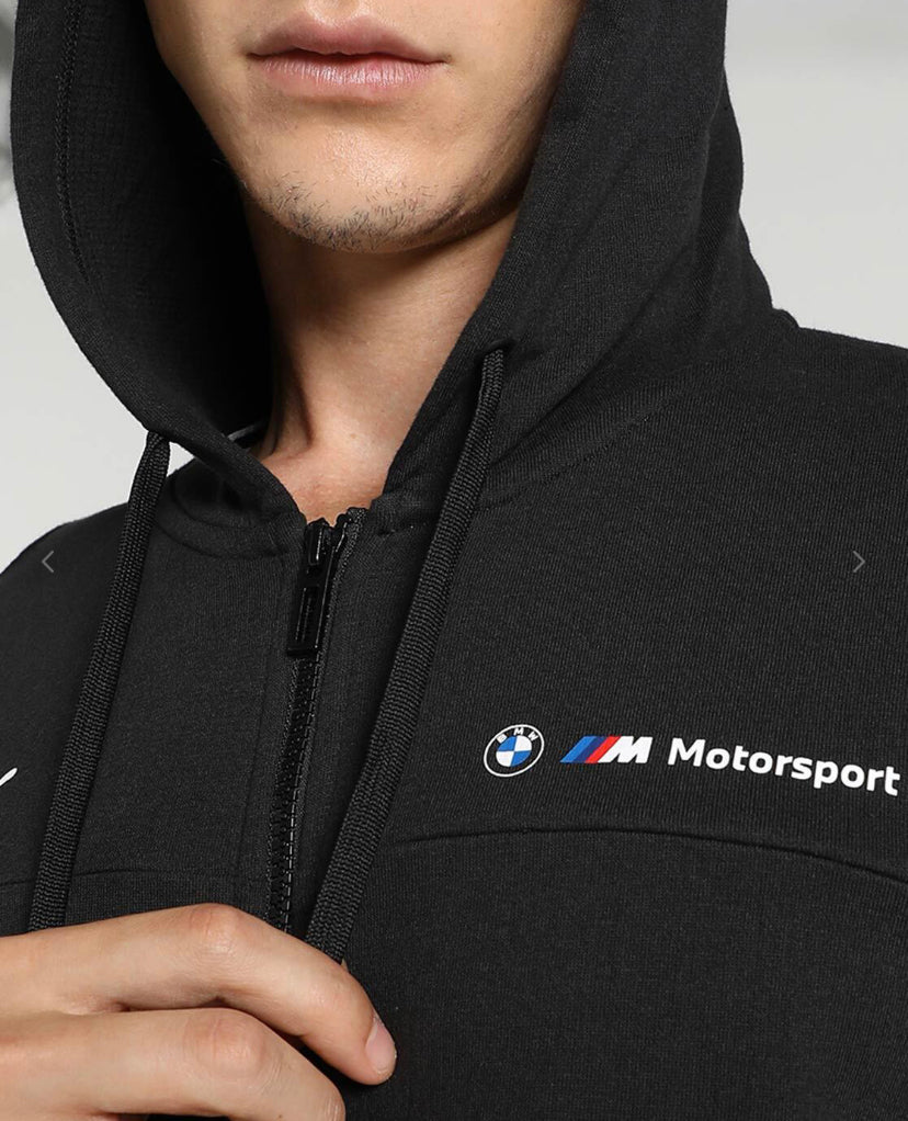Men BMW M Motosport Hooded Sweat Jacket-621221 01