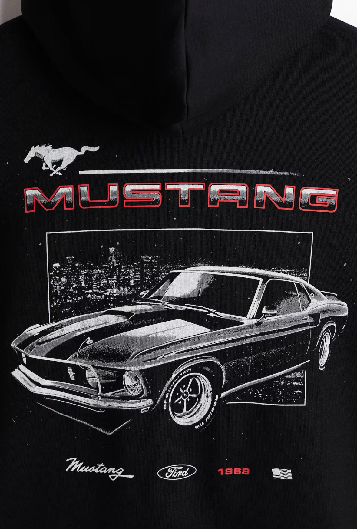 Loose fit hoodies - black Ford-1065654079