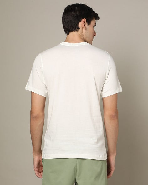 Men Doremon Print Regular Fit Crew-Neck T-Shirt -Fj1100-133