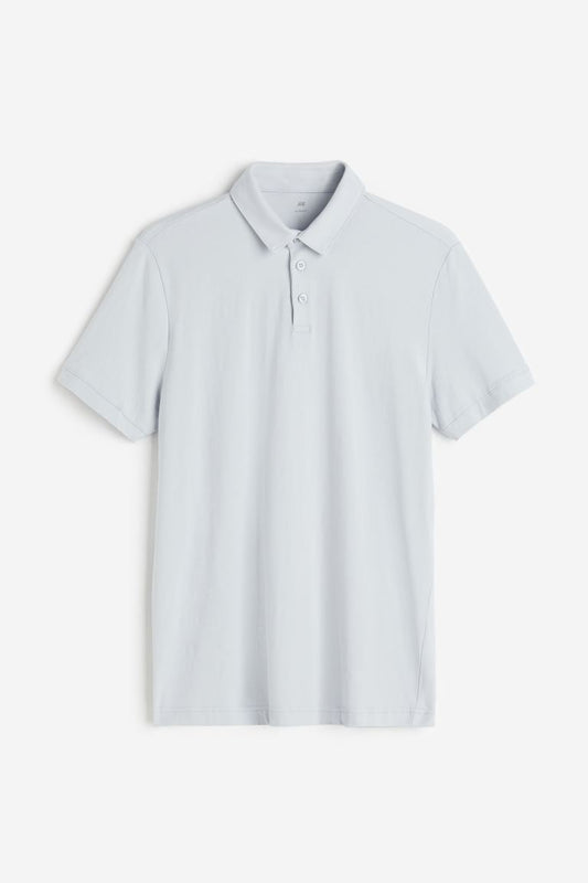 Slim Fit Polo shirt -Light blue -0956343068