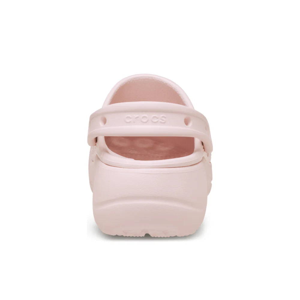 WOMEN'S CROCS BAYA PLATFORM CLOG -Barely Pink -208186-6pi
