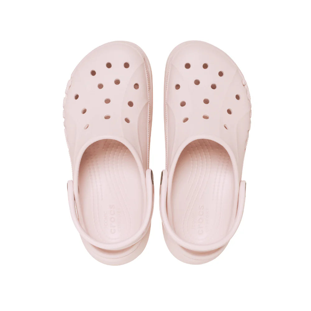 WOMEN'S CROCS BAYA PLATFORM CLOG -Barely Pink -208186-6pi