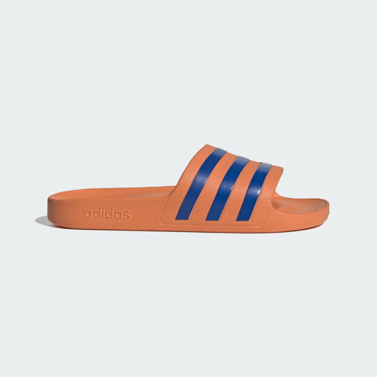 ADILETTE AQUA SLIDES -Dusky Orange / Royal Blue -Ih9010