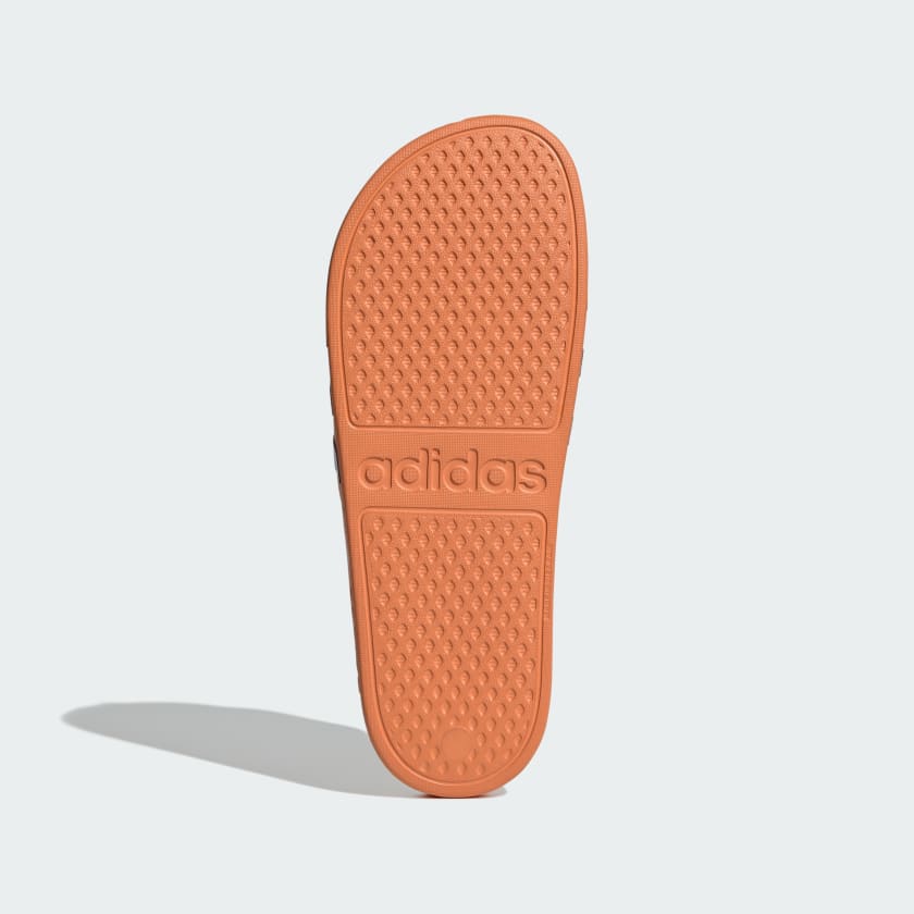 ADILETTE AQUA SLIDES -Dusky Orange / Royal Blue -Ih9010