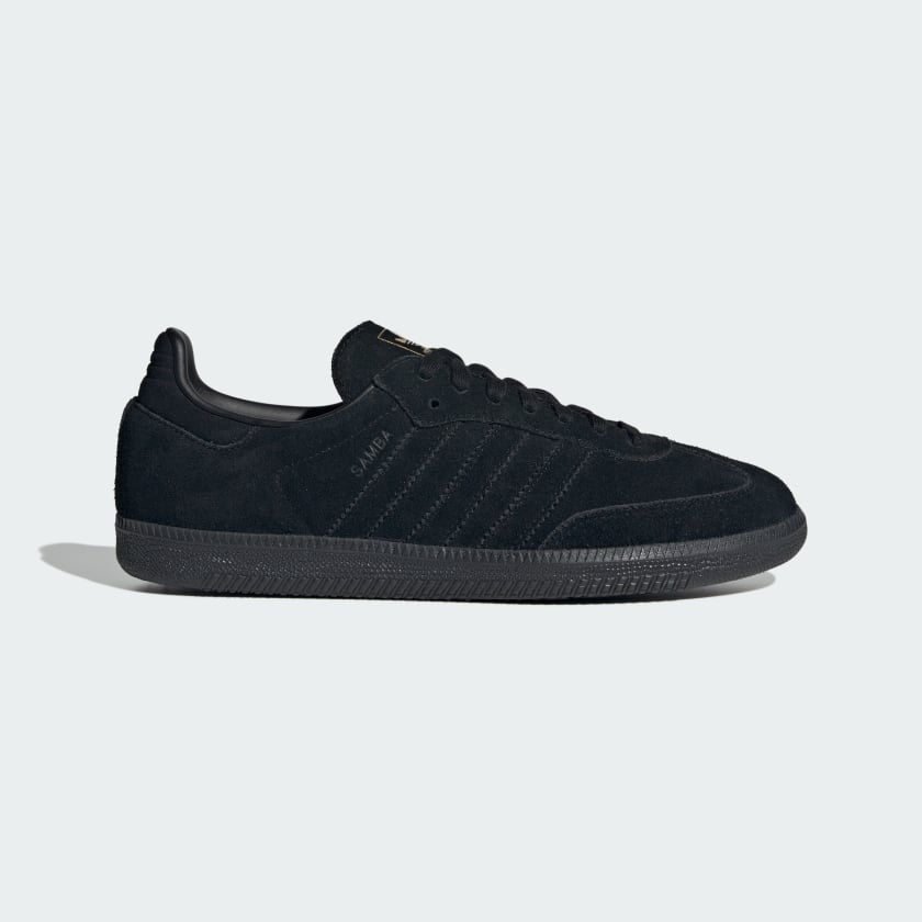 SAMBA OG SHOES -Core Black / Grey Three / Gold Metallic -Jr0887