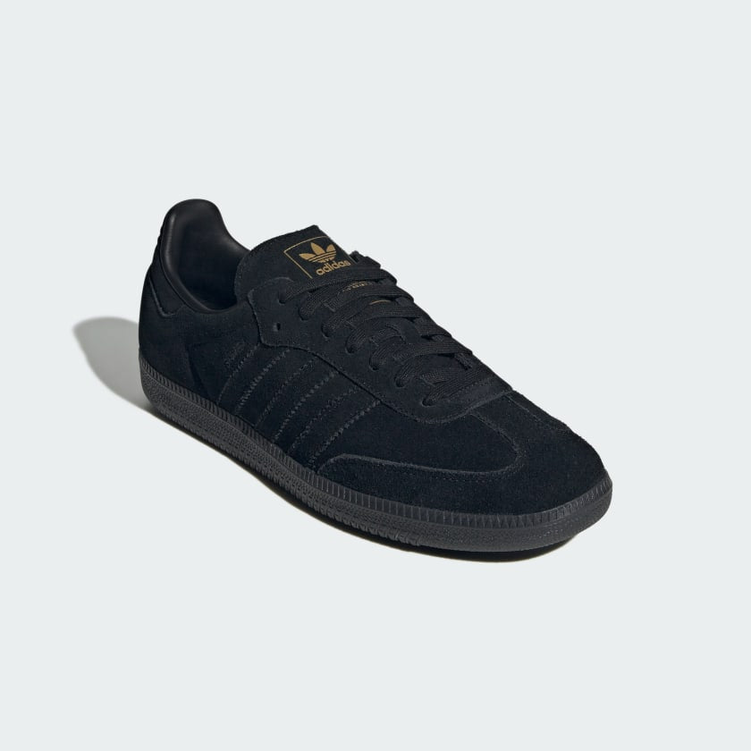SAMBA OG SHOES -Core Black / Grey Three / Gold Metallic -Jr0887