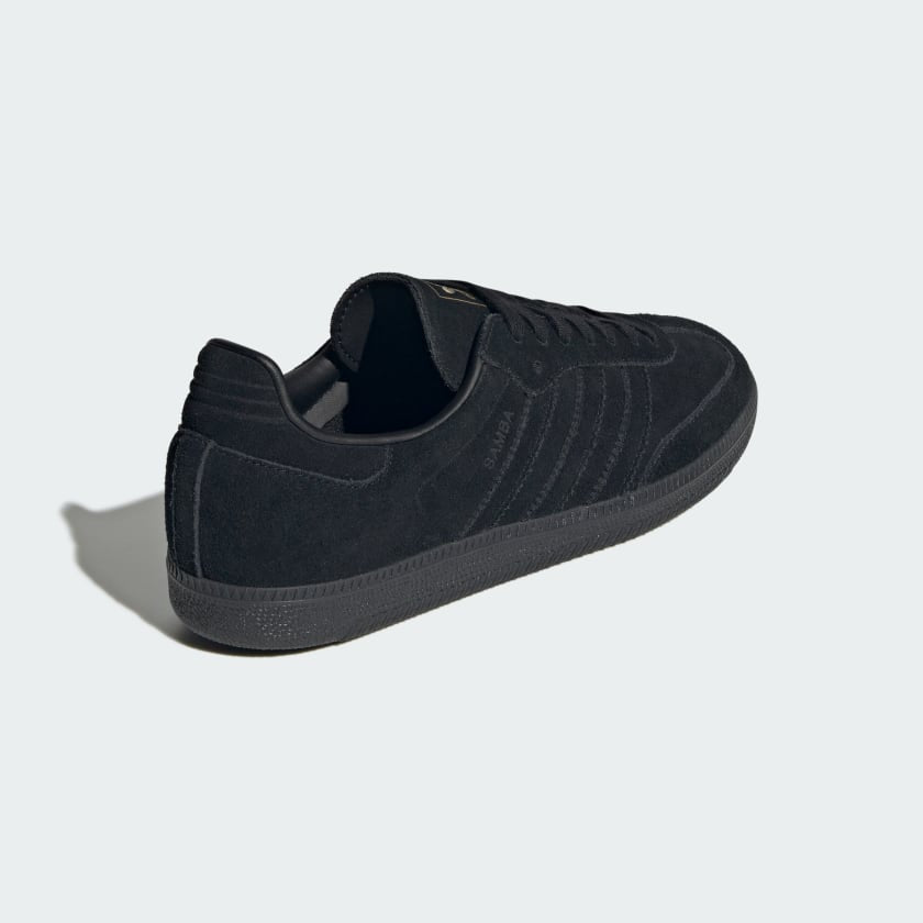 SAMBA OG SHOES -Core Black / Grey Three / Gold Metallic -Jr0887