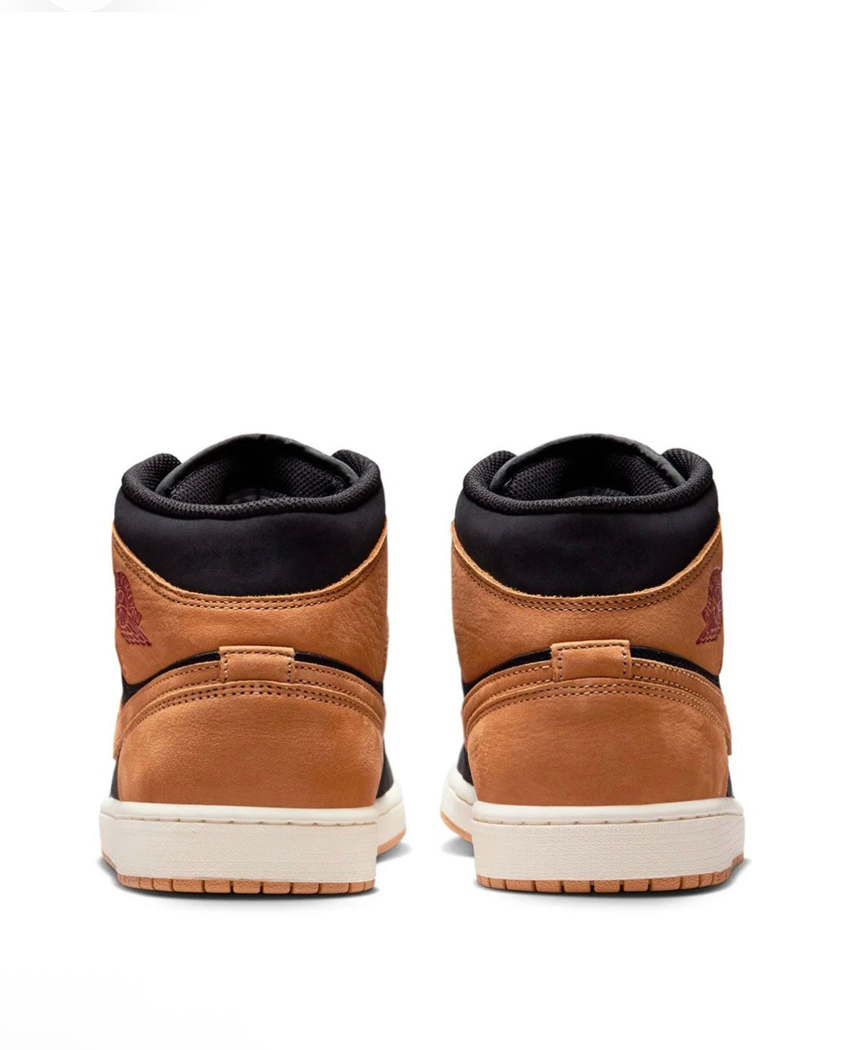 Air Jordan 1 Mid SE -Black/Varsity Red/Sail/Flax -HV4091-002
