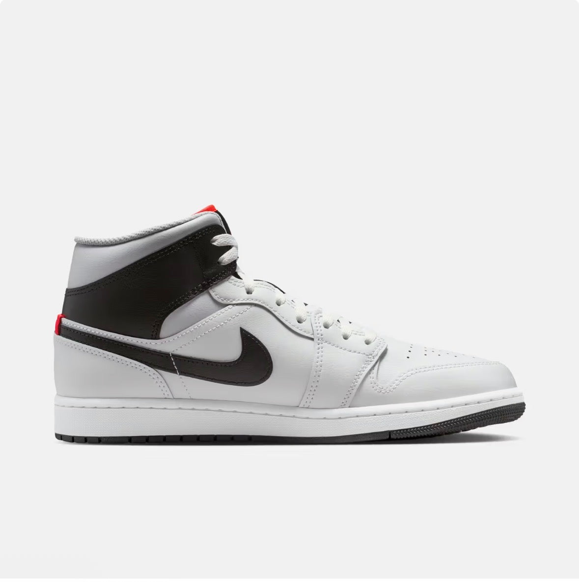 Air Jordan 1 Mid -Summit White|Neutral Grey|Infrared 23|Black -DQ8426-109