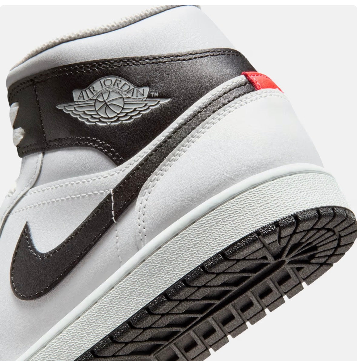 Air Jordan 1 Mid -Summit White|Neutral Grey|Infrared 23|Black -DQ8426-109