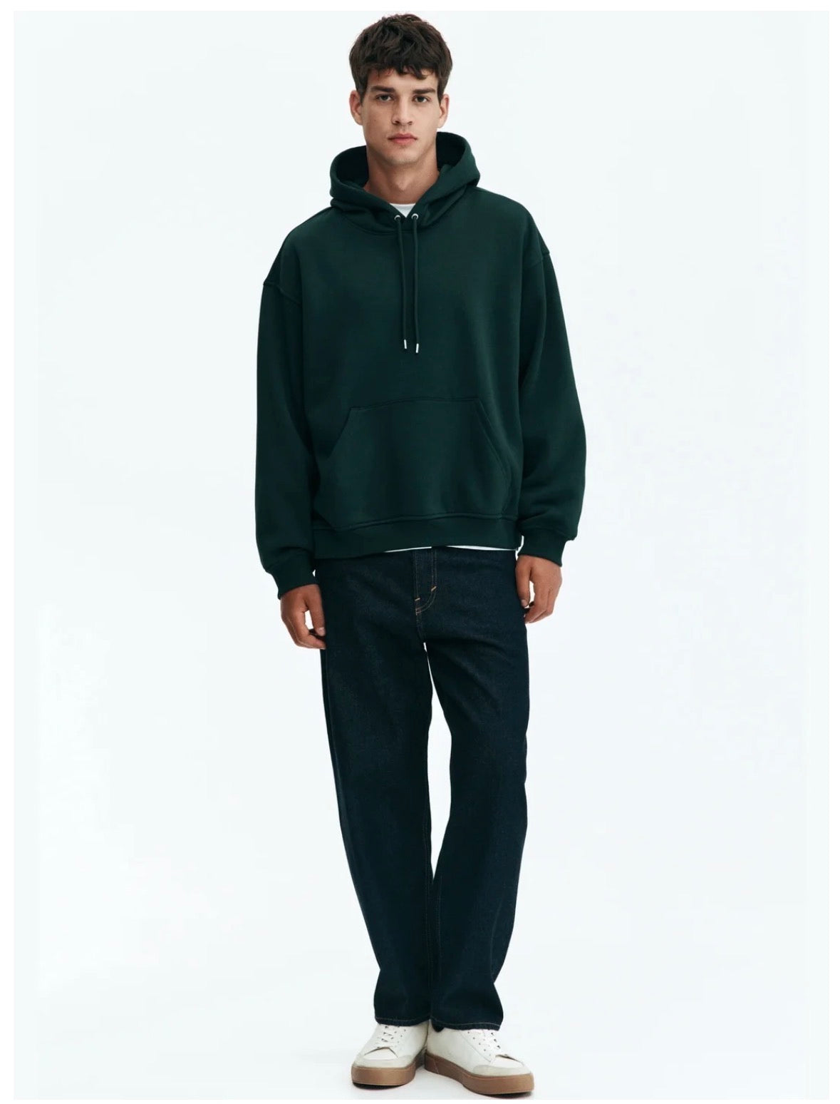 Loose Fit Hoodies - Green-0970819121