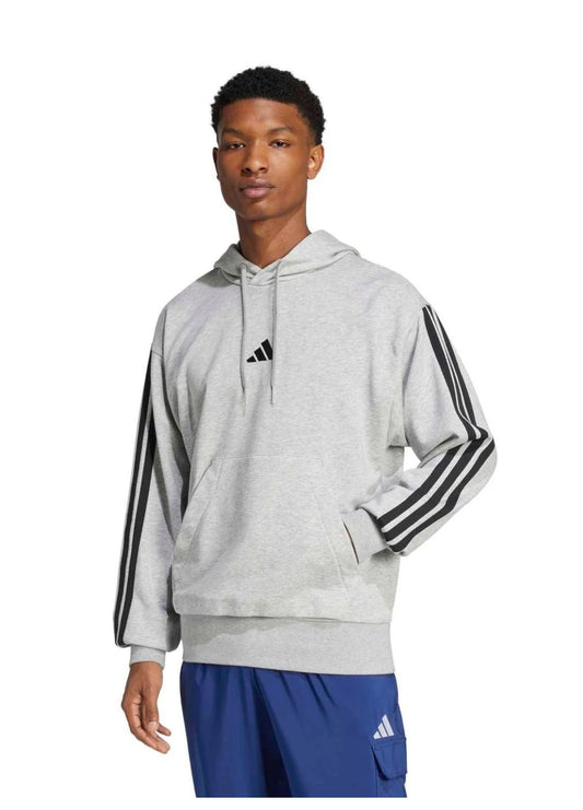 Logo-Detailed Essentials 3-Stripes French Terry Hoodie -Jd1871