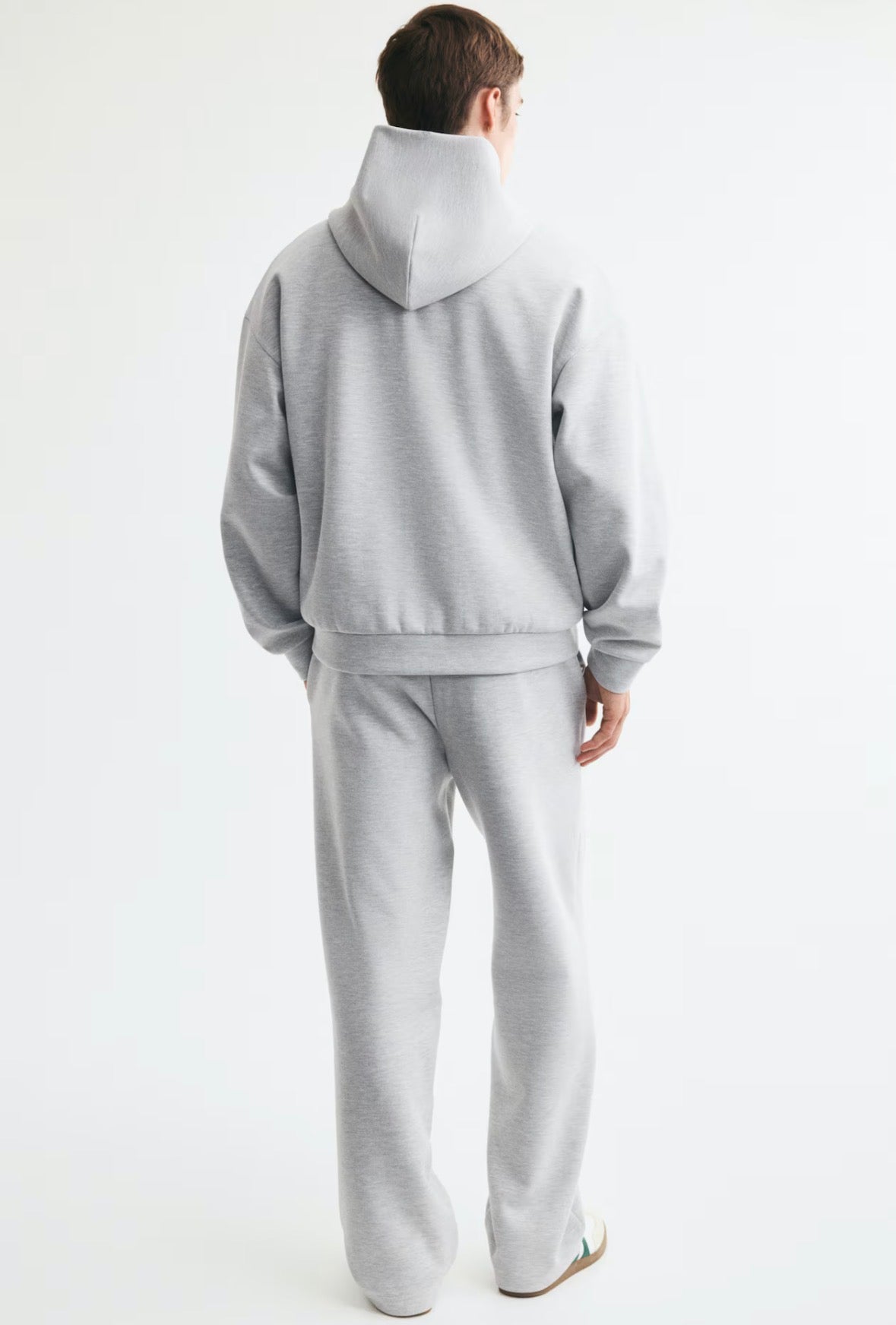 Relaxed Fit Interlock Sweatpants-grey-1341569002