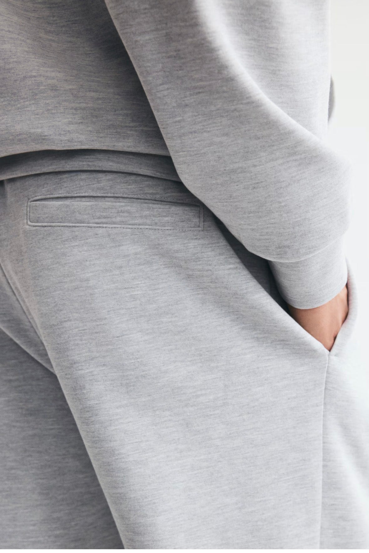 Relaxed Fit Interlock Sweatpants-grey-1341569002