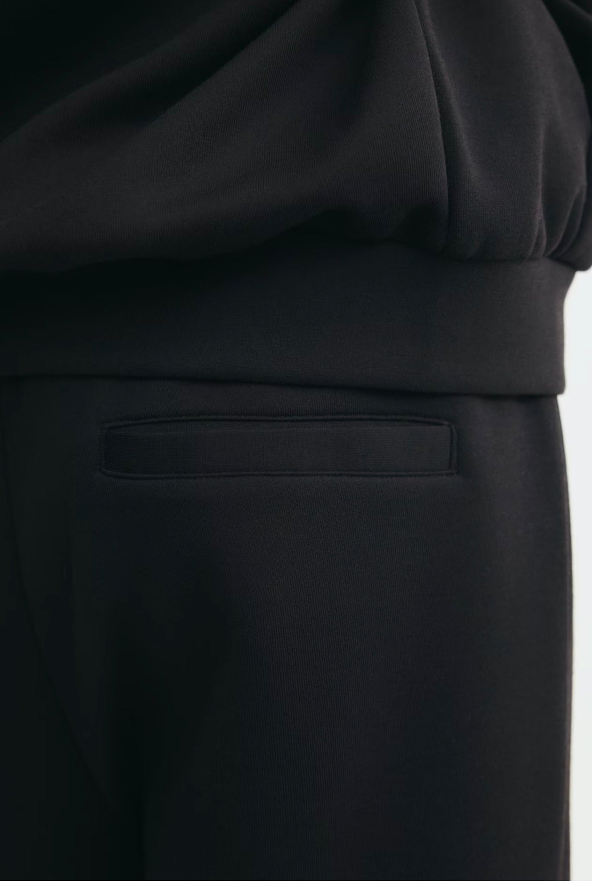 Relaxed Fit Interlock Sweatpants-black-1341569001