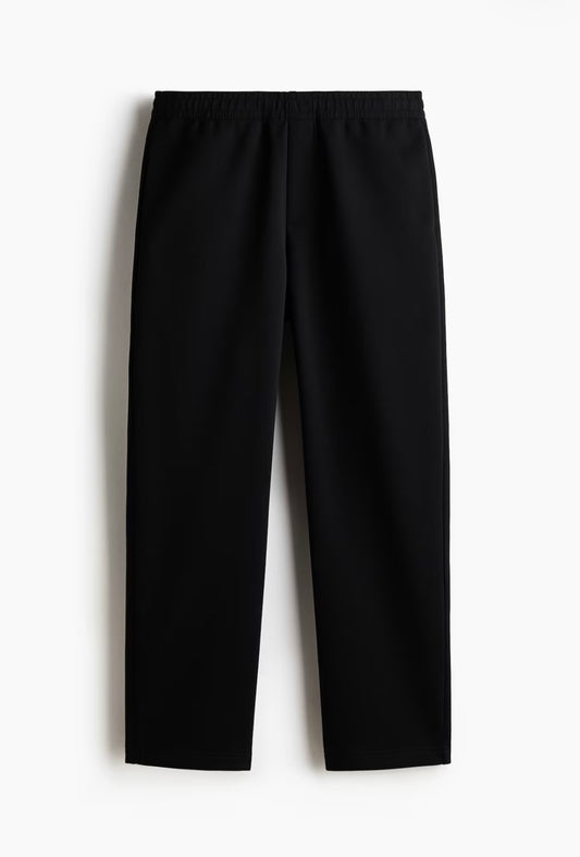 Relaxed Fit Interlock Sweatpants-black-1341569001