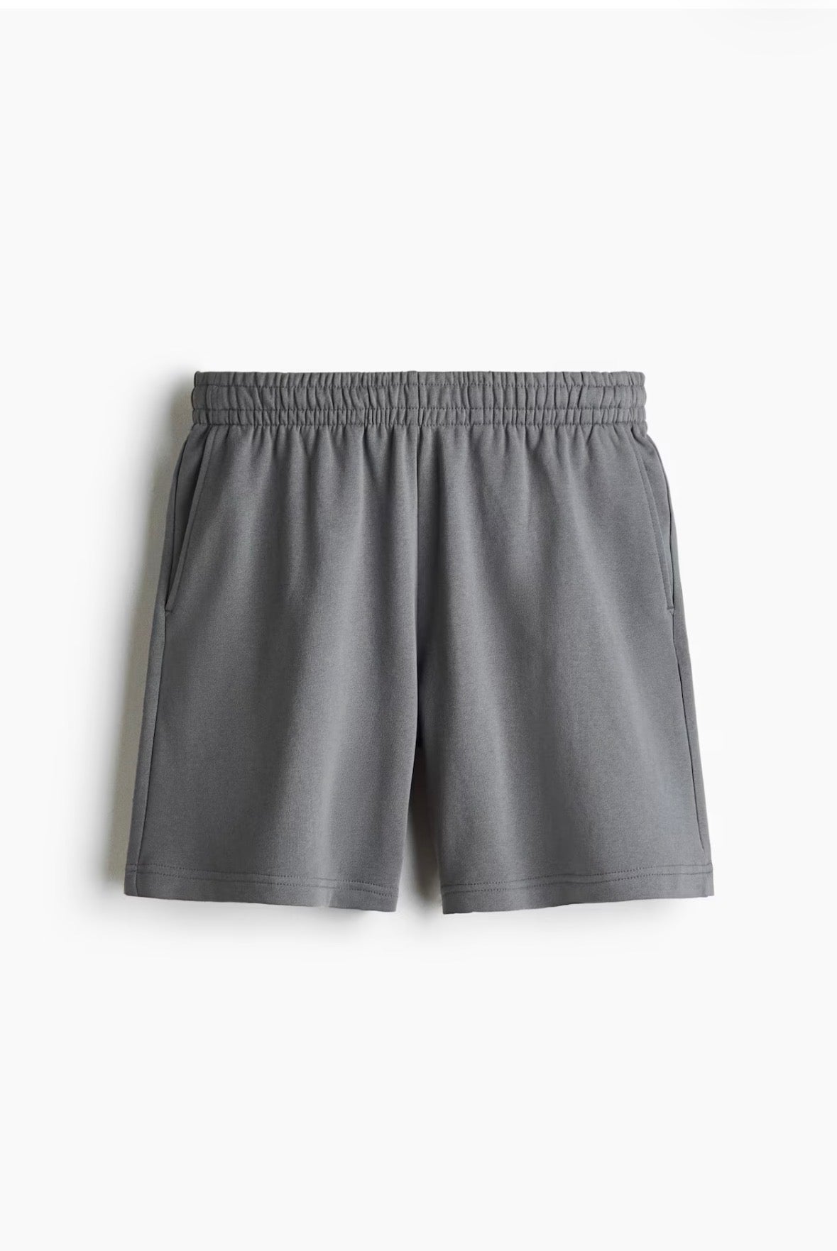 Regular fit sweatshorts -grey-1331630008