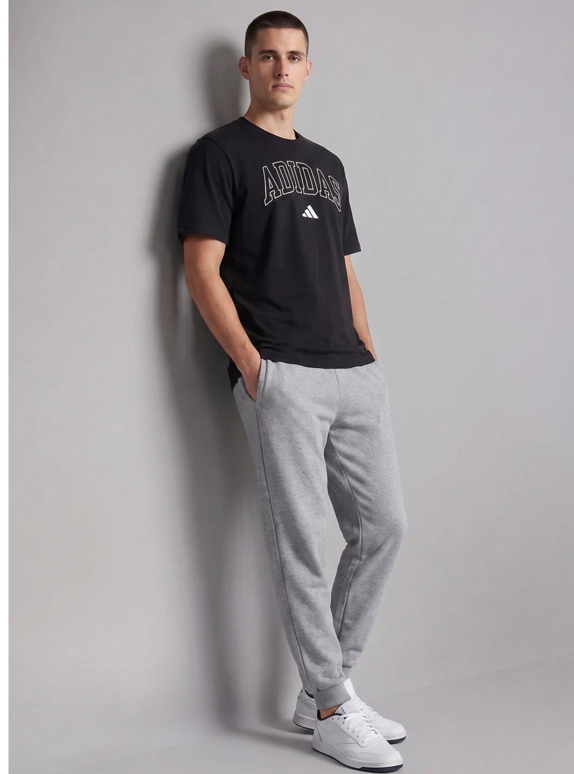 Adidas Brand Logo Printed T-shirt-Kq8951