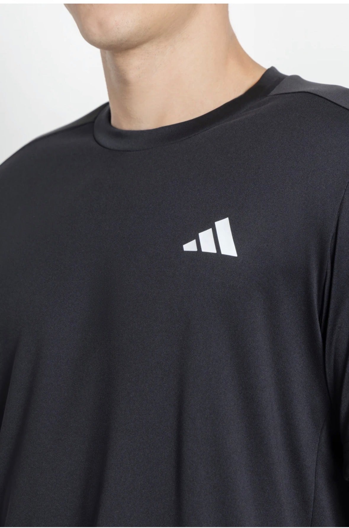 Adidas polyester  black T-shirts-Je6911