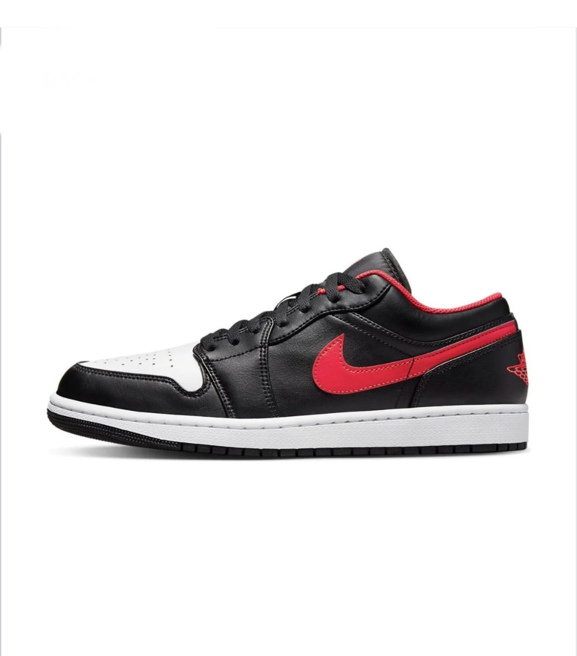 AIR JORDAN 1 LOW WHITE TOE -553558 063