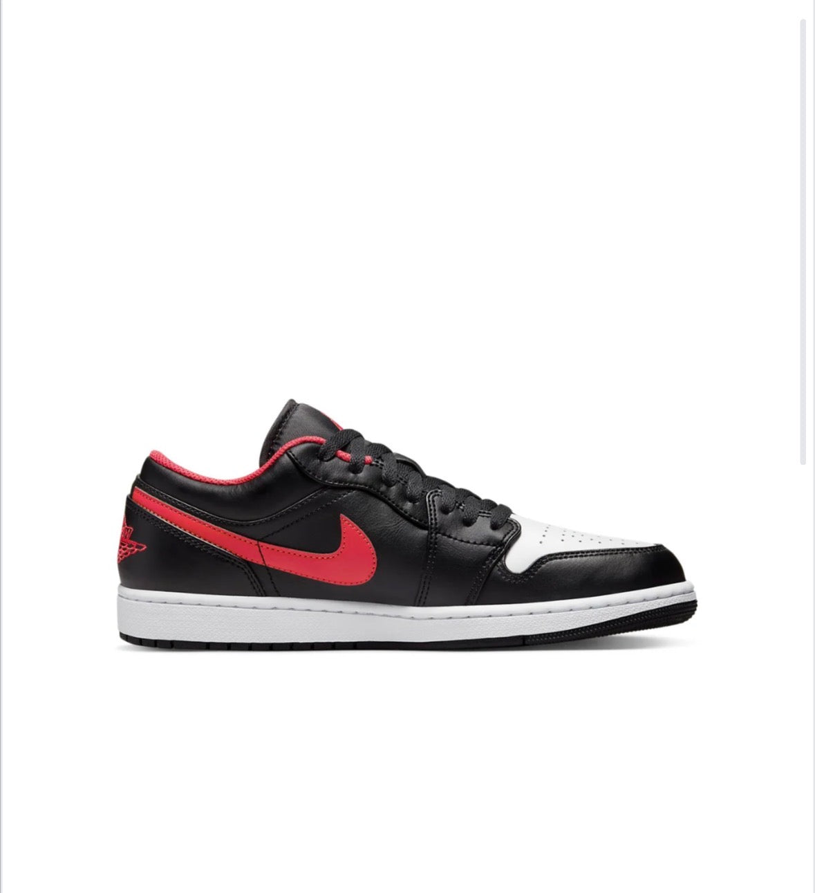 AIR JORDAN 1 LOW WHITE TOE -553558 063