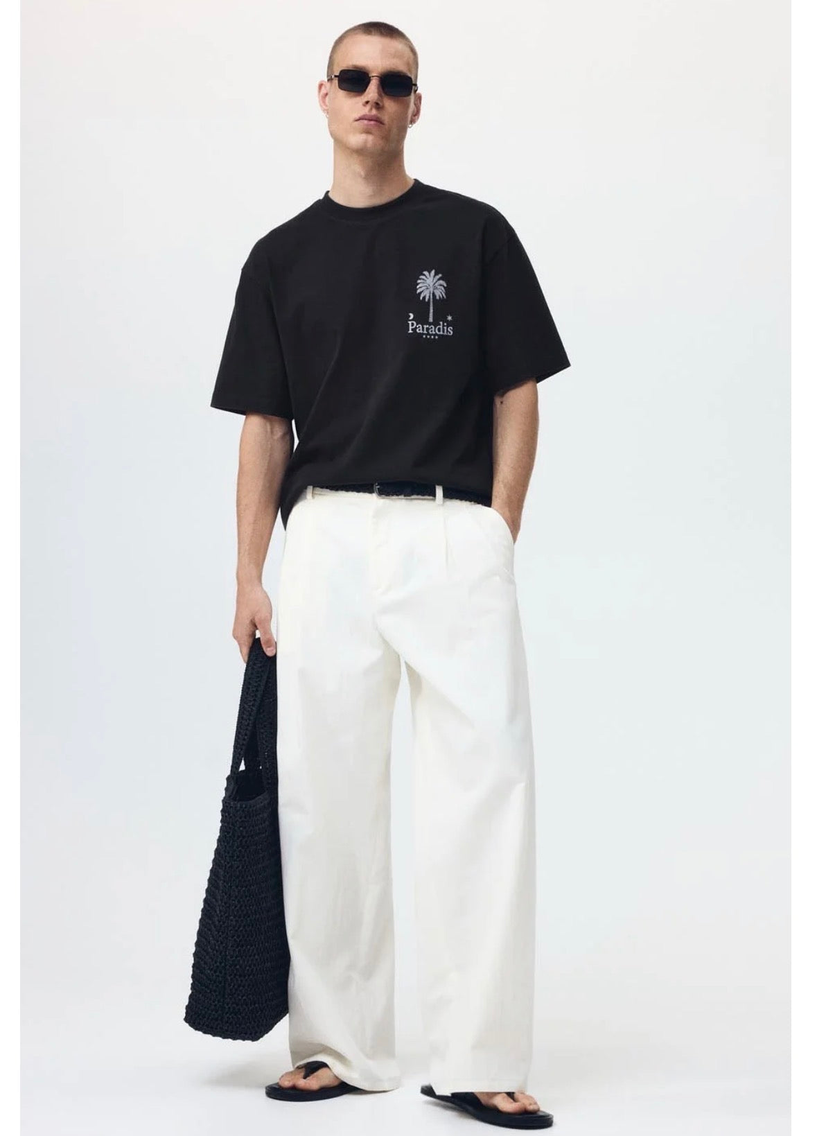 Relaxed fit printed Cotton-1346065003