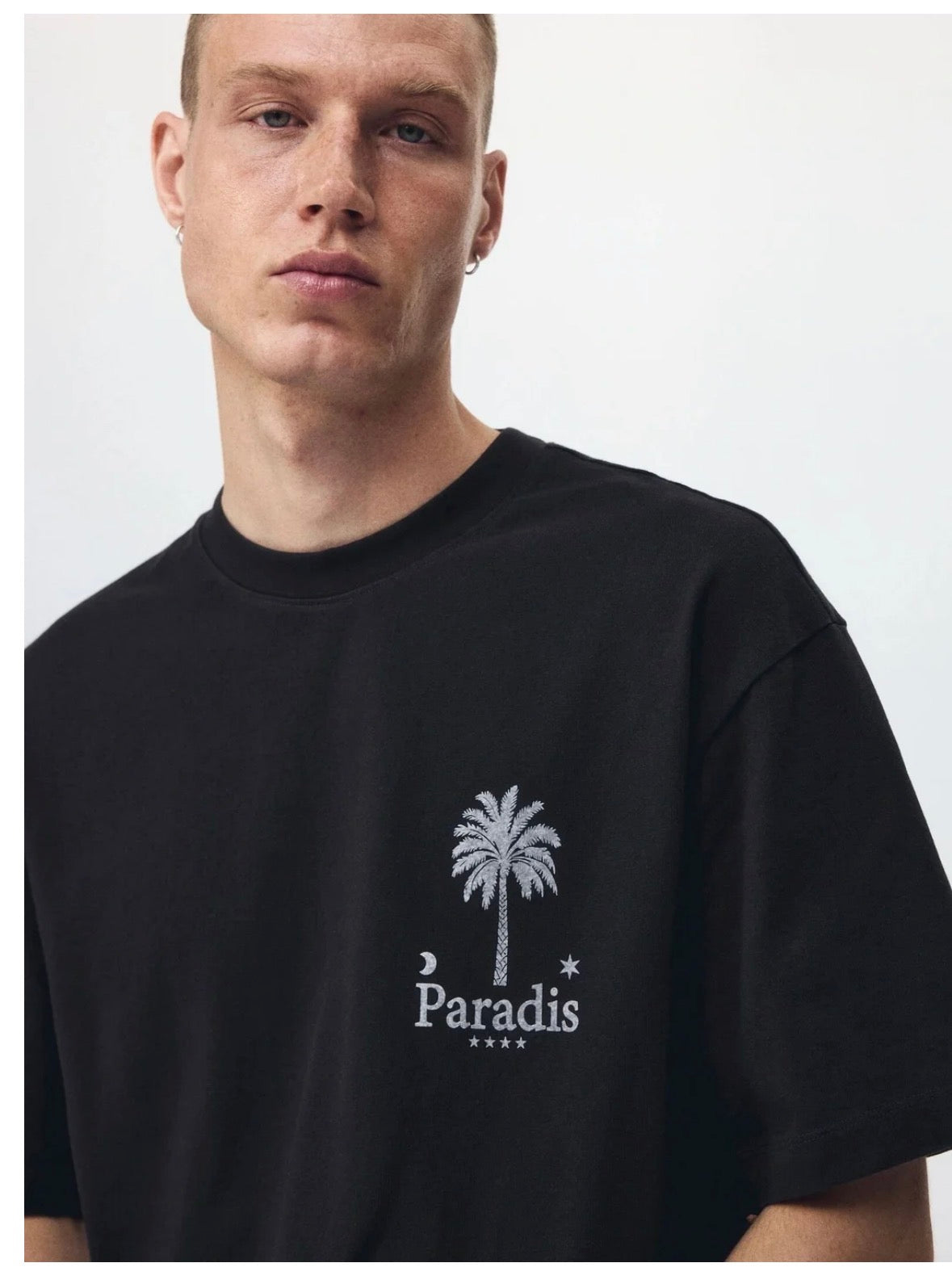 Relaxed fit printed Cotton-1346065003