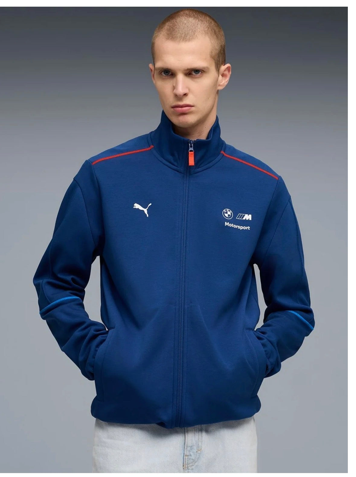 Puma Motosport Spotswear  Reverse coil zipper Track Jacket-634875 04