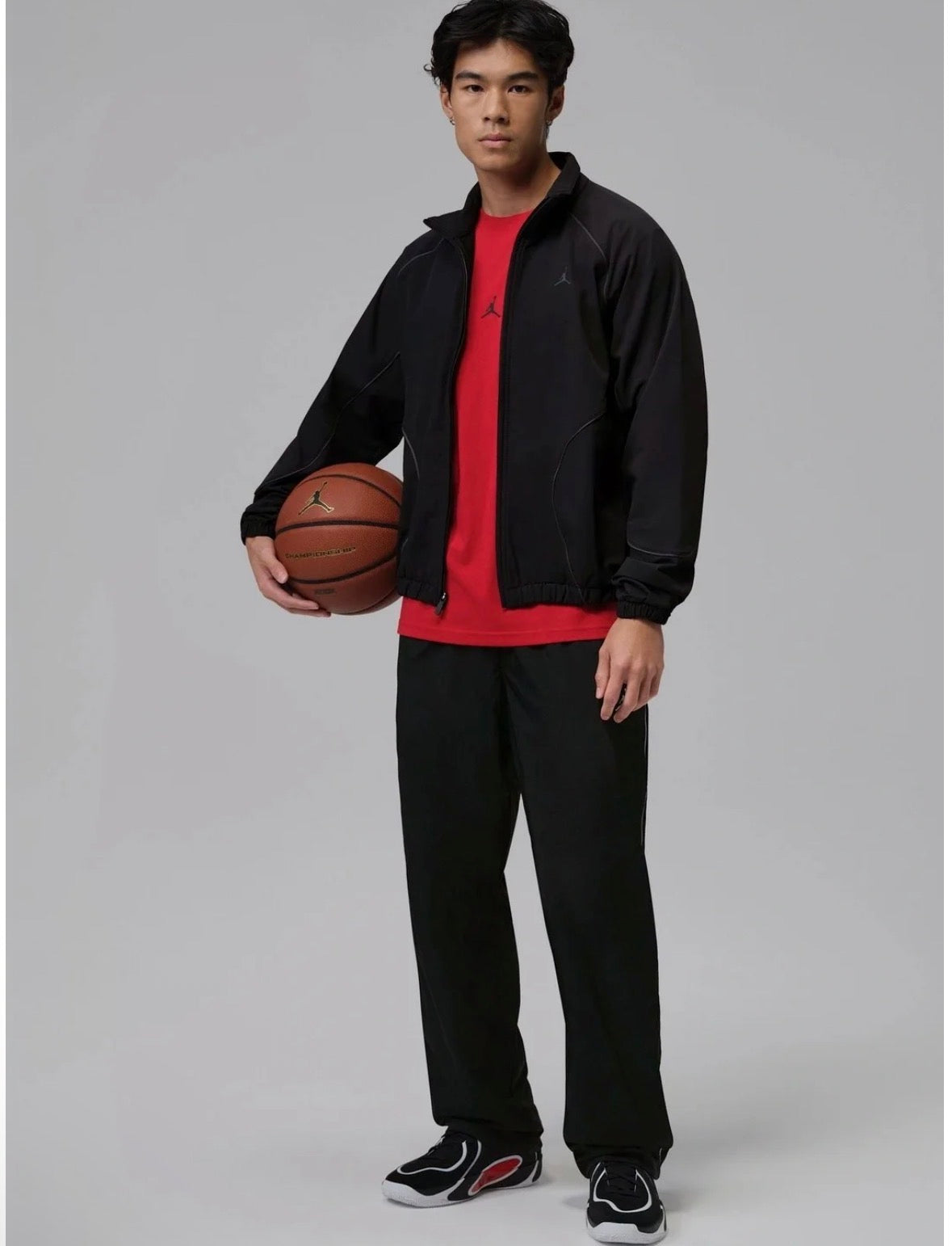 Men Brand Logo Lightweight  sporty Jacket-Im7613-010