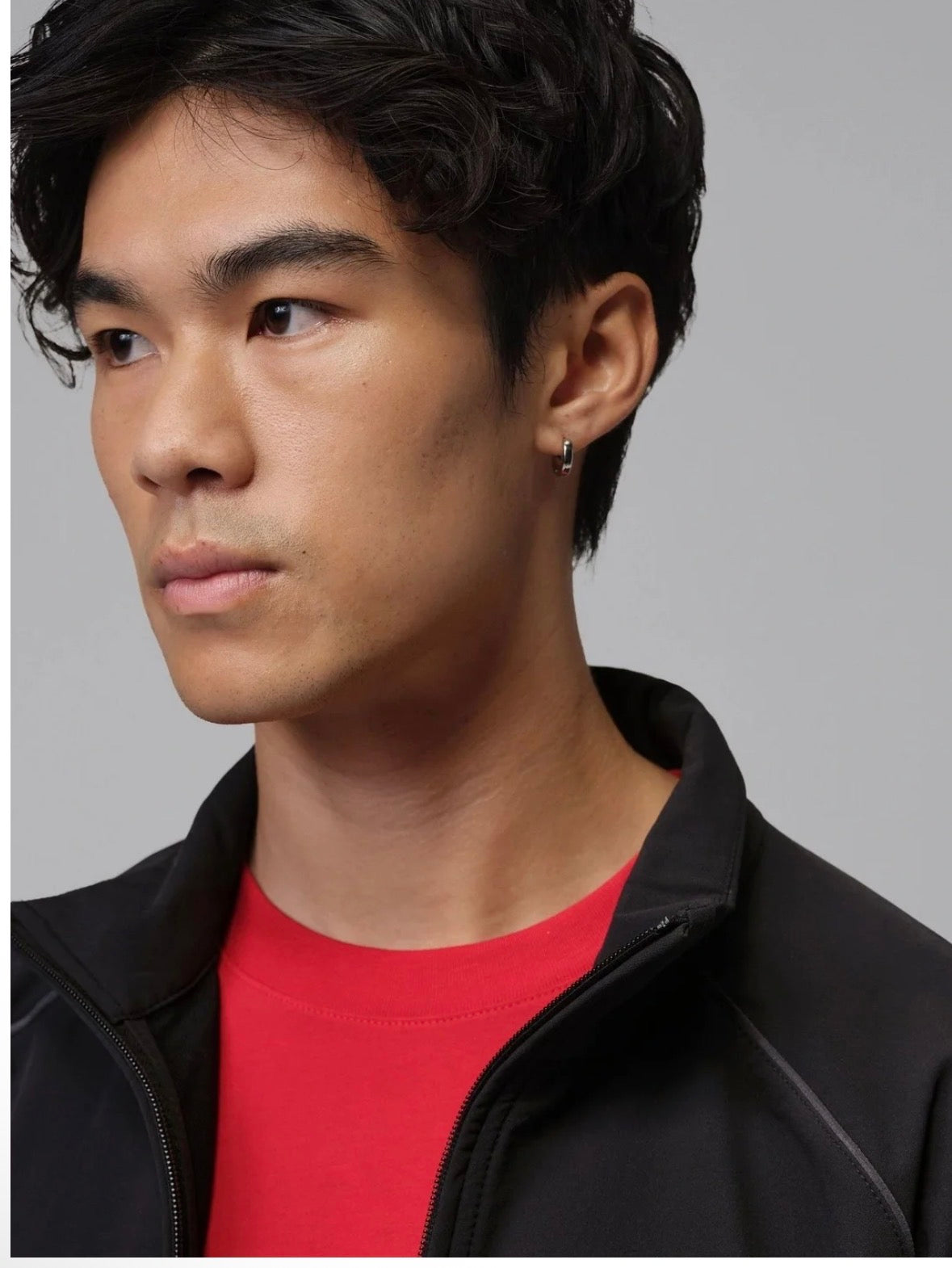 Men Brand Logo Lightweight  sporty Jacket-Im7613-010