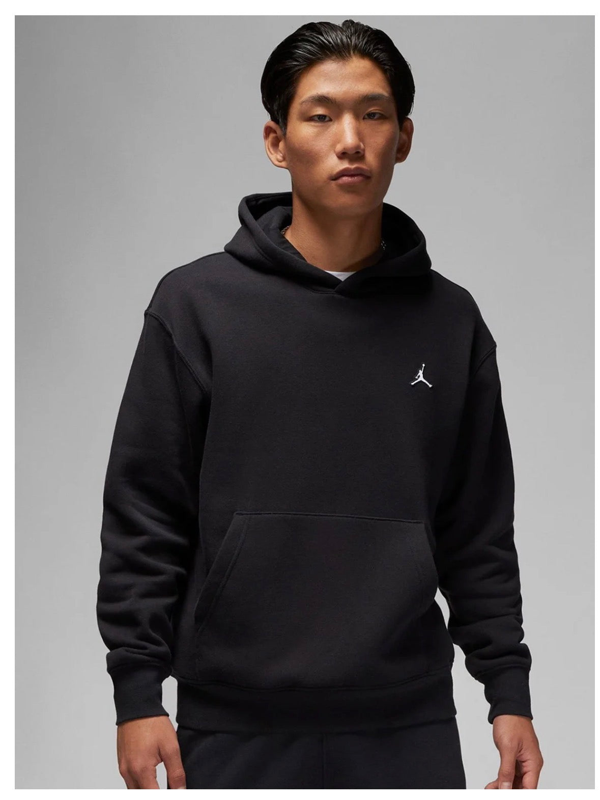 Jordan Brooklyn solid fleece  Pull over Hoodie-Dq7466-010