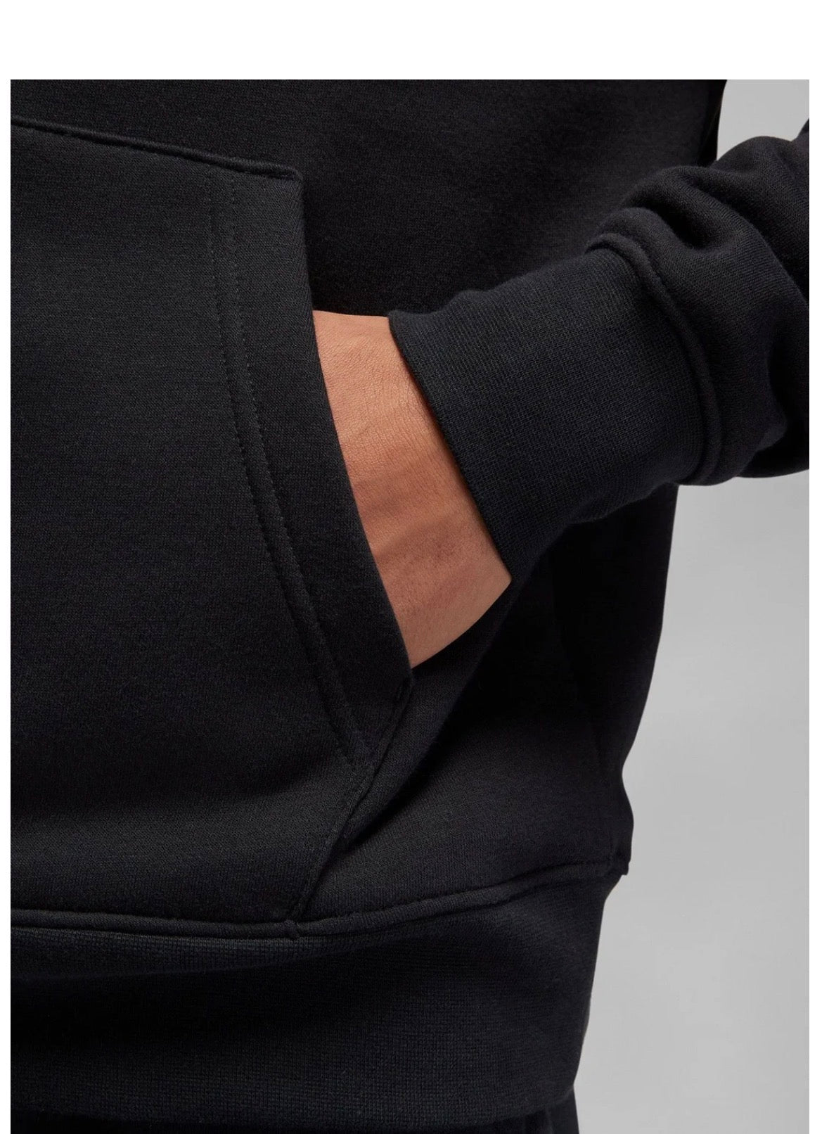 Jordan Brooklyn solid fleece  Pull over Hoodie-Dq7466-010