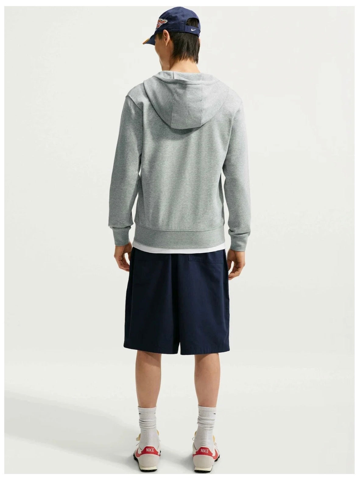 Nike hooded sweatshirt grey-Fn3885-064