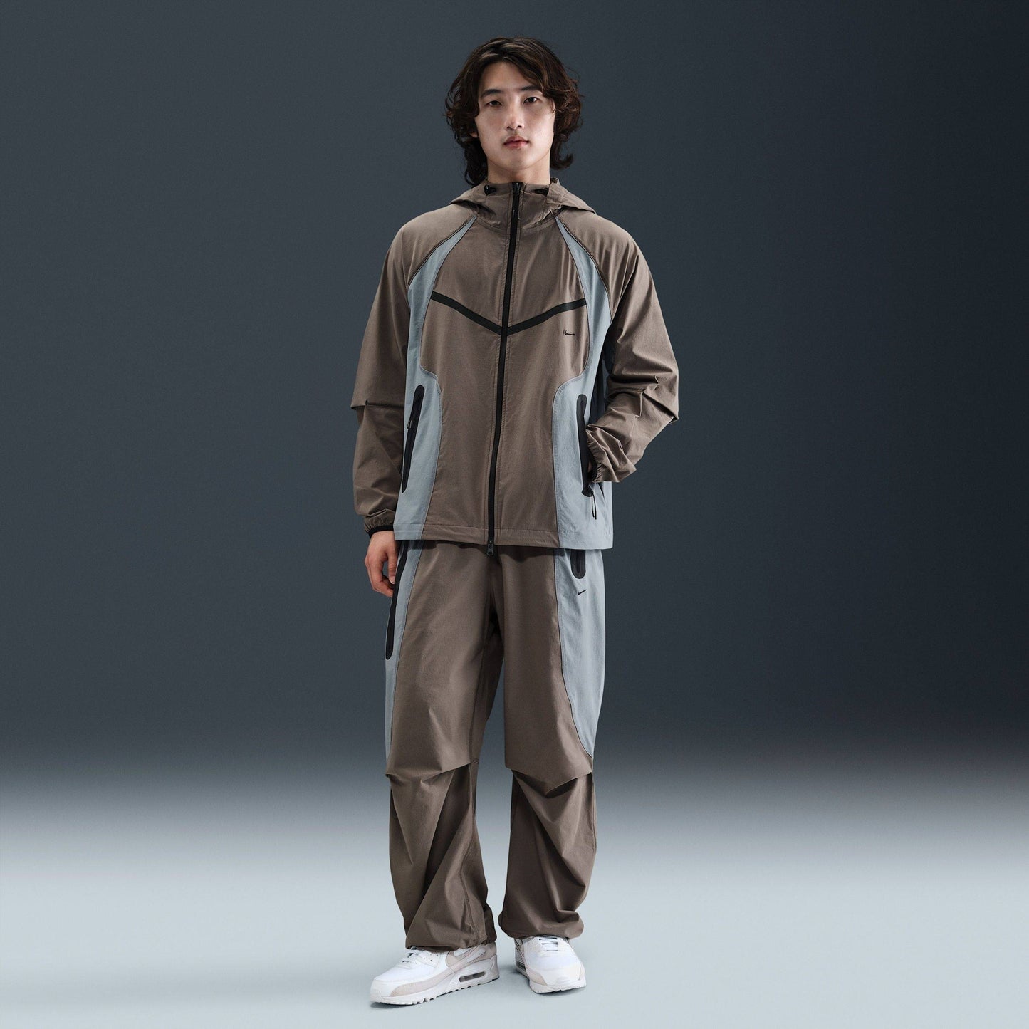 Nike Tech Dri-FIT Woven Colour-Block Loose Oversized Jacket -IH8462-289