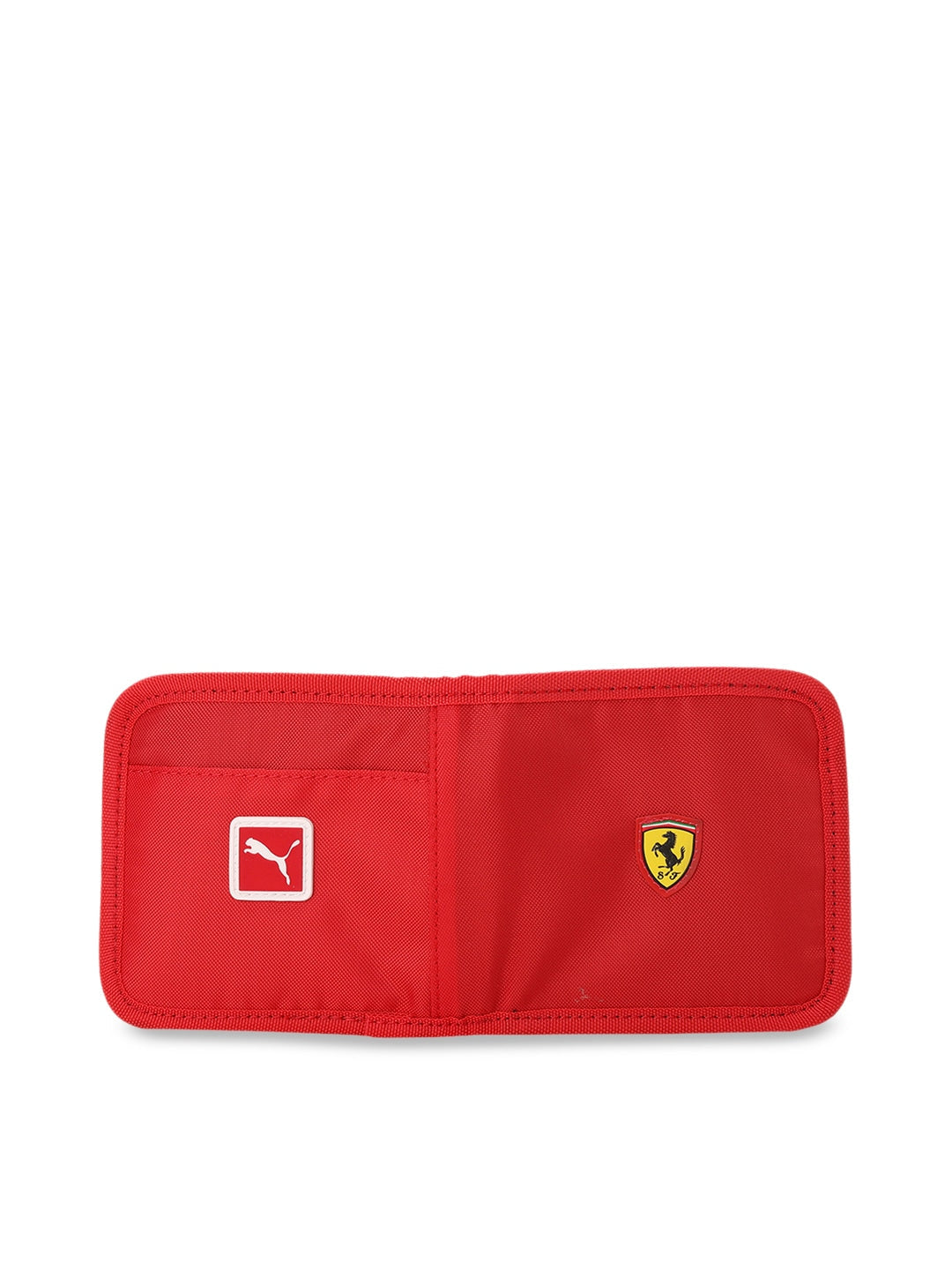 Unisex Red Solid Ferrari Fanwear Zip Around Wallet-05385601