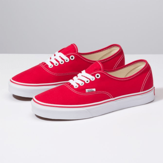 Authentic in Red-VN000EE3RED - Discount Store