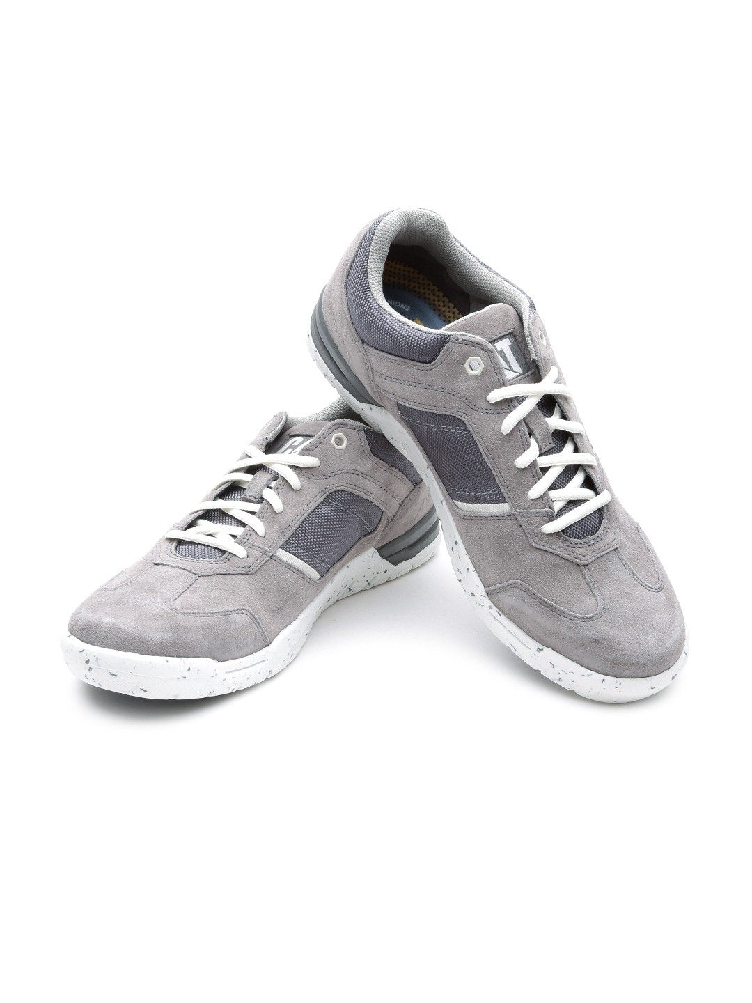 Men Grey Chasm Wolverine Leather Sneakers - Discount Store